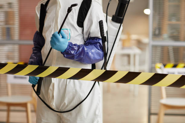 Professional Infectious Disease Decontamination technician working in Scott Air Force Base, IL